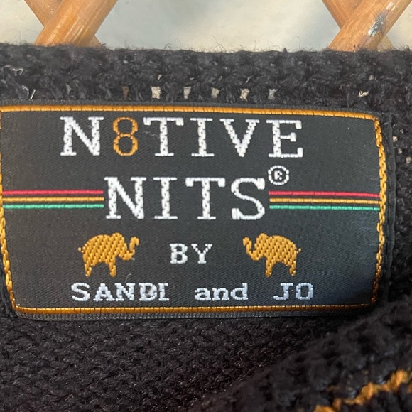 Vintage N8tive Nits Beaded Sweater - Picture 3 of 4